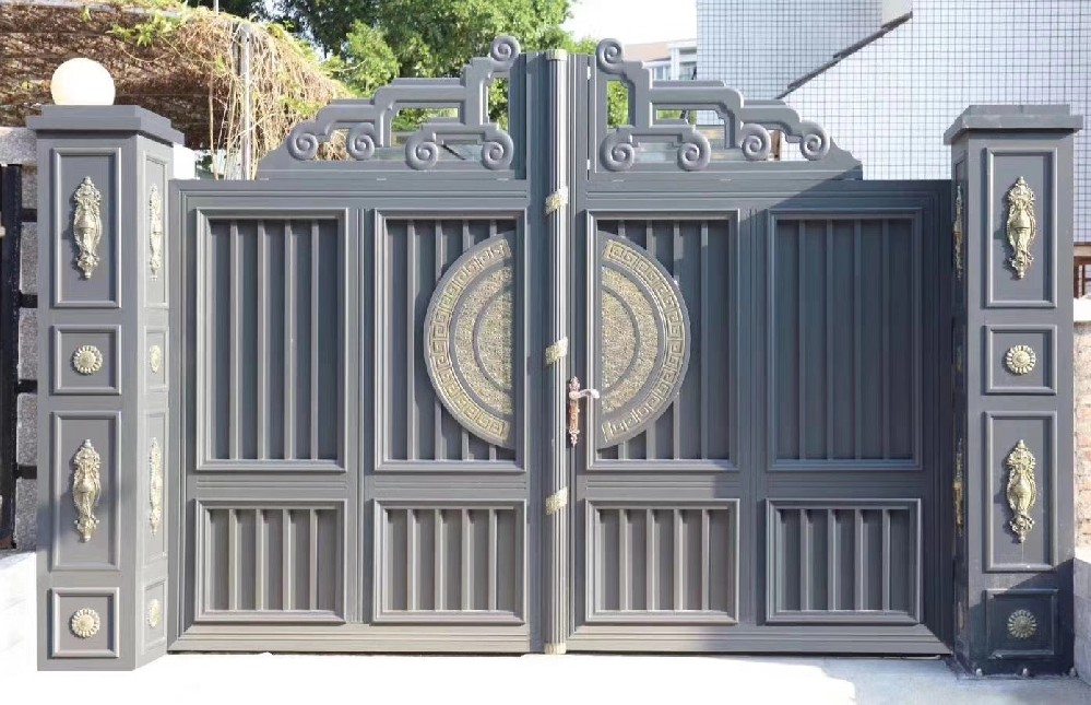 鋁藝電動門-PK8-908